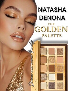 Natasha Denona The Golden Palette - Shimmering Gold Eyeshadow Collection